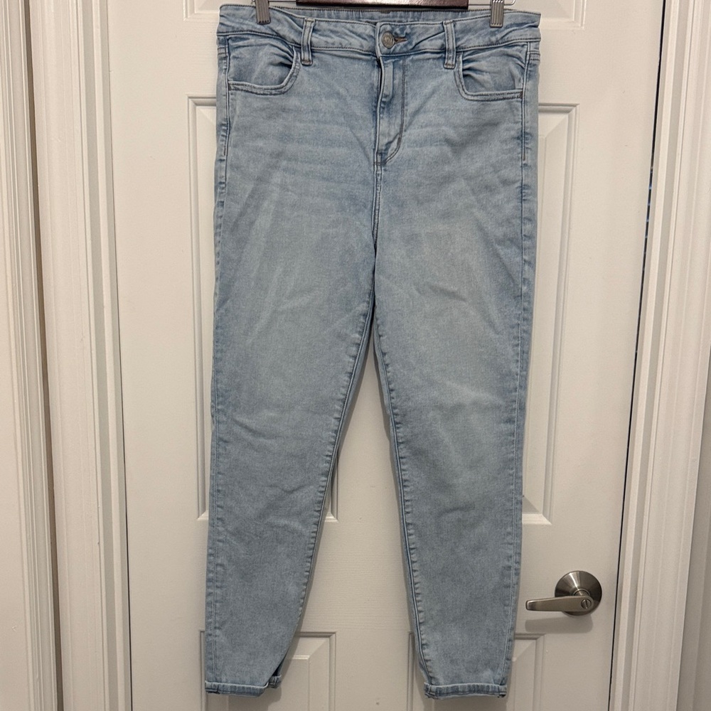 American Eagle Outfitters Light Blue High Rise Women's Jeans